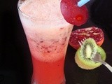 Fresh Plum and Rose juice - Healthy and fresh breakfast drink in one minute