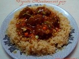 Vegetable Manchurian with gravy