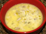 Chicken Soup with Apples and Leeks