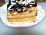 Layered Cake with Caramel and Orange Cream