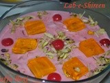 Lab-e-Shireen (a custard dessert)