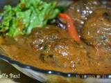 Meat balls in Spicy Gravy/ Koftas (Guest Post for Aara)