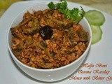 Mince with Bitter Gourd (Qeema Karelay)