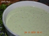 Mint yogurt (Raita)