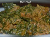 Mutton Spinach Curry (Palak Gosht)