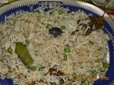 Peas Rice (Mattar Palao)