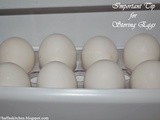 Tip # 13 - Important tip for storing eggs