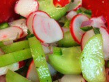 Thai Cucumber Salad with Radishes