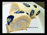 3D Blue Blossom Swiss Roll