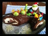 Angry Birds Xmas Log Cake (Bûche de Noël)