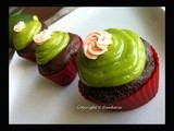 Butter-less Avocado Chocolate Cupcakes