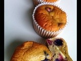 Gluten-free Blueberries & White Chocolate Muffins
