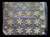Handpipe Snowflakes for Chirstmas