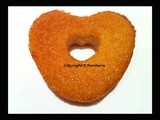 Heart-shaped French Financier cake