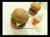 It is not burger! It's burger macarons