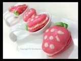 Strawberry and Mandarin Orange Macarons