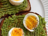 Avocado Toast with Hard Boiled Eggs