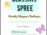 Blogging Spree for Food Bloggers ~ Rules and Details