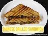 Chinese Grilled Sandwich Recipe/ Gourmet Sandwich Recipe/ Grilled Sandwich Recipe- Breakfast & Lunch Idea