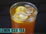Iced Lemon Tea Recipe- Summer Drinks Recipe