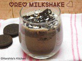 Oreo Milkshake | Cookies and Cream Milkshake