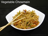 Vegetable Chowmein Recipe/ Vegetable Stir Fried Noodles