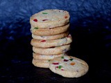 Egggless Tutti Frutti Cookies | Candied Fruit Cookies Recipe