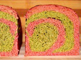 Spinach Beetroot Wheat Bread #BreadBakers