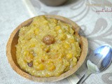 Broken Wheat and Chana Dal Sweet Khichdi | Konkani style