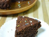 Eggless Choco Coffee Cake | Using Wheat flour and Date syrup