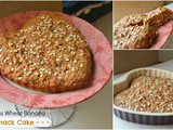 Eggless Wheat Banana Snack Cake | a Healthy & Delicious Bake