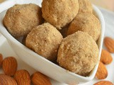 Instant Badam Ladoo | Easy Vegan Almond Jaggery Ladoo