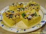 Instant Rava Dhokla | Sooji Dhokla