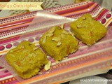 Mango Oats Halwa | Mango Oats Fudge | Easy Vegan Dessert