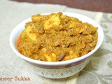 Paneer Sukka - a quick version