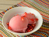 Pomegranate Sorbet | Sugar free