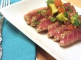 Ahi Tuna with Avocado Salsa