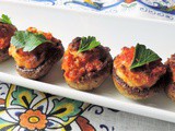 Champiñones Rellenos – Spanish Stuffed Mushrooms