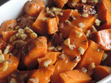 Glazed Walnut Sweet Potatoes