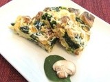 Mushroom and Spinach Frittata | Healthy from Scratch