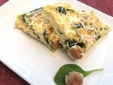 Sausage and Spinach Frittata | Healthy from Scratch