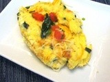 Spinach and Tomato Omelet