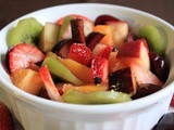 Hot Spiced Fruit Salad