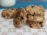 2 Ingredients Oats Cookies - Gluten free, Oil free, Sugar Free