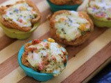 Bread Pizza Cups in Airfryer
