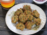 Crispy Palak Pakora Recipe (Non Fried)