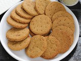 Digestive Biscuits Recipe | Whole Wheat Jaggery Biscuits in a Kadai