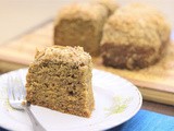 Eggless Banana Crumb Cake