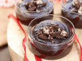 Eggless Chocolate Pudding