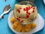 Eggless Homemade Mango Ice Cream (without condensed milk)